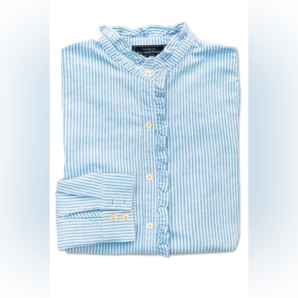Kiel James Patrick Sebago Lake Ruffle Oxford shirt